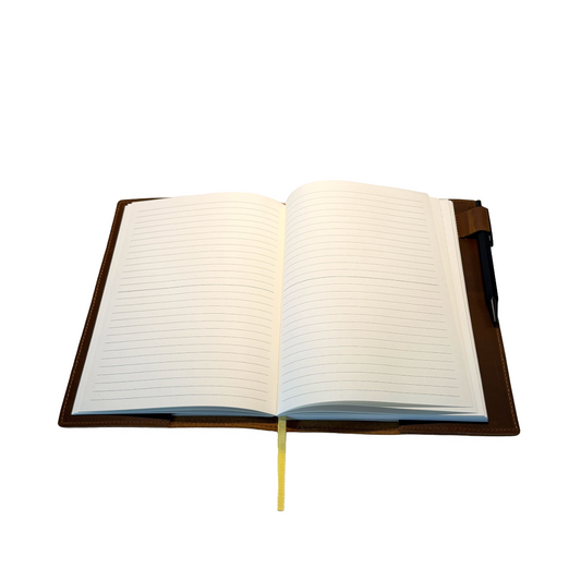 Ekstra papirindsats til lædernotesbog