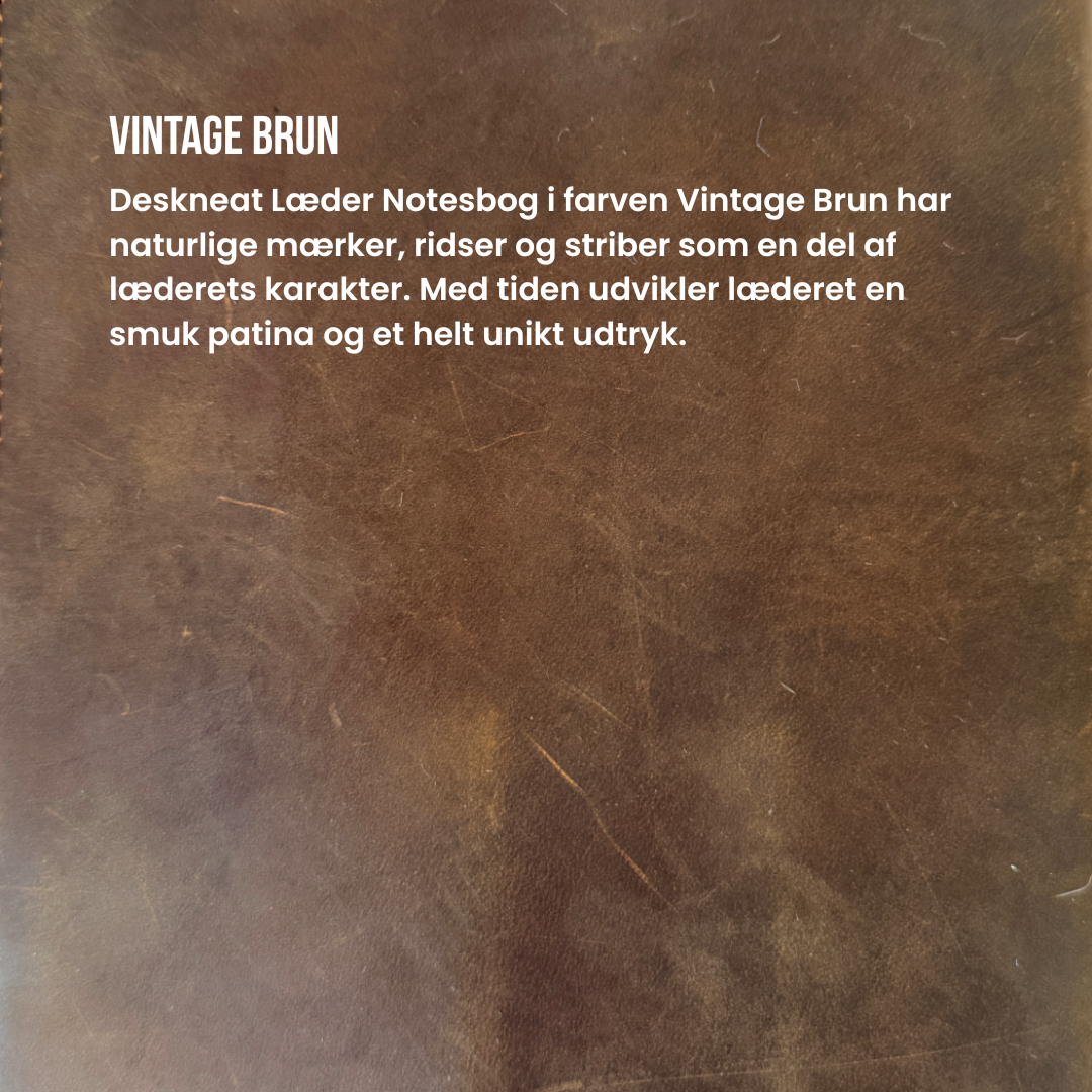 Læder Notesbog