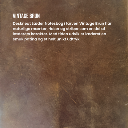Læder Notesbog